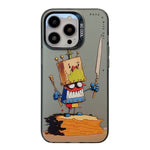 Serie di dipinti a olio con motivo animale PC + custodia per telefono in TPU, For iPhone 14 Pro Max