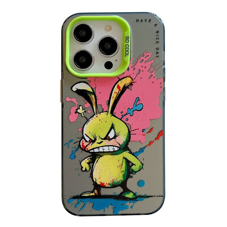 Serie di dipinti a olio con motivo animale PC + custodia per telefono in TPU, For iPhone 14 Pro Max