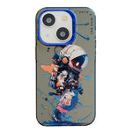 Serie di dipinti a olio con motivo animale PC + custodia per telefono in TPU, For iPhone 15