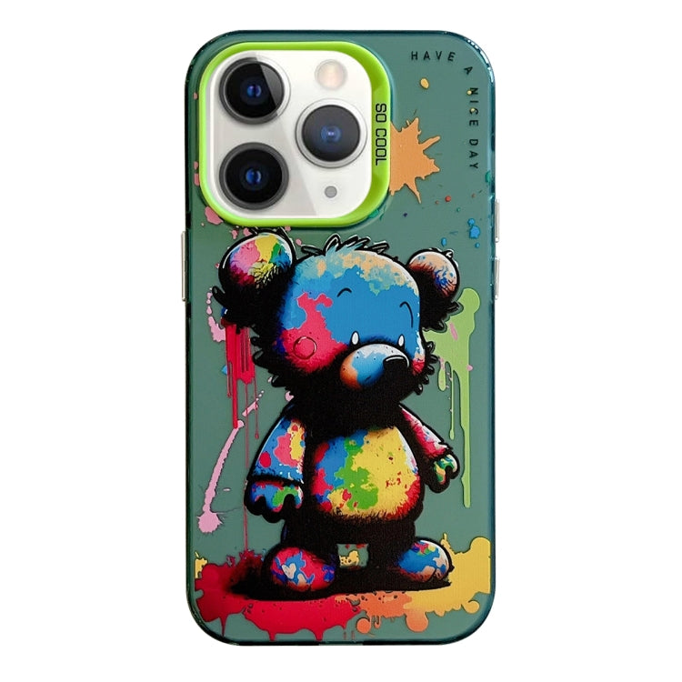 Serie di dipinti a olio con motivo animale PC + custodia per telefono in TPU, For iPhone 11 Pro Max