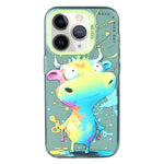 Serie di dipinti a olio con motivo animale PC + custodia per telefono in TPU, For iPhone 11 Pro Max