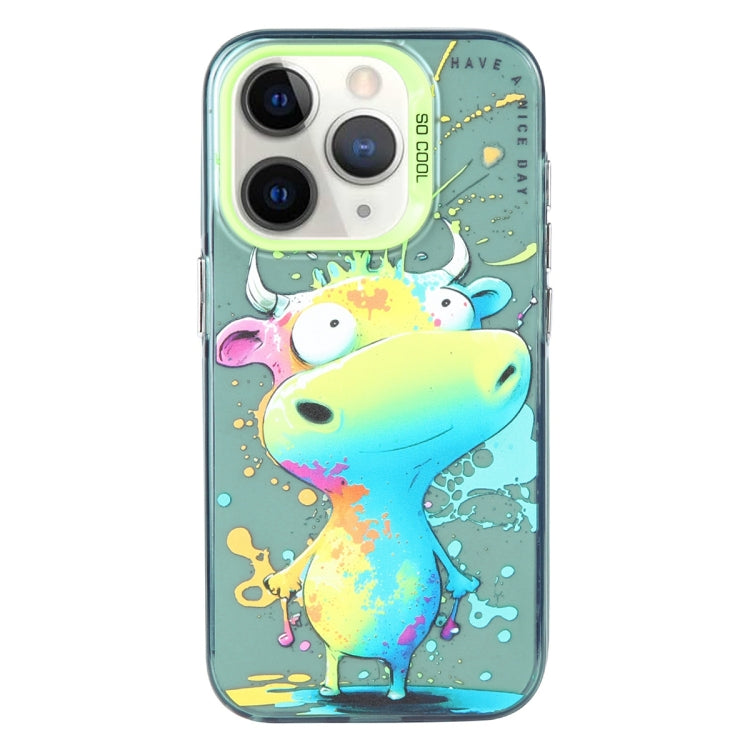 Serie di dipinti a olio con motivo animale PC + custodia per telefono in TPU, For iPhone 11 Pro Max