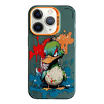 Serie di dipinti a olio con motivo animale PC + custodia per telefono in TPU, For iPhone 11 Pro Max
