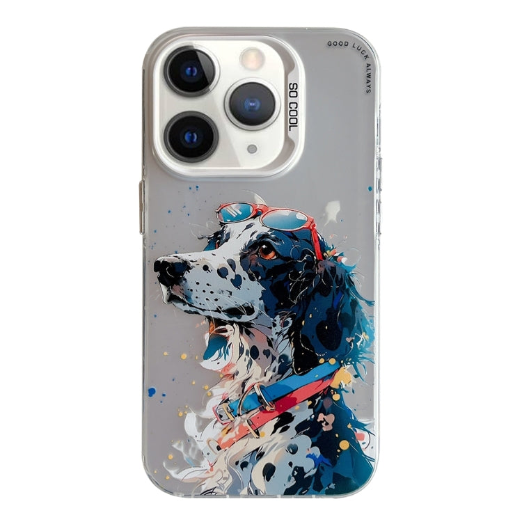 Serie di dipinti a olio con motivo animale PC + custodia per telefono in TPU, For iPhone 11 Pro Max