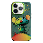Serie di dipinti a olio con motivo animale PC + custodia per telefono in TPU, For iPhone 11 Pro Max