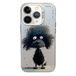 Serie di dipinti a olio con motivo animale PC + custodia per telefono in TPU, For iPhone 11 Pro Max