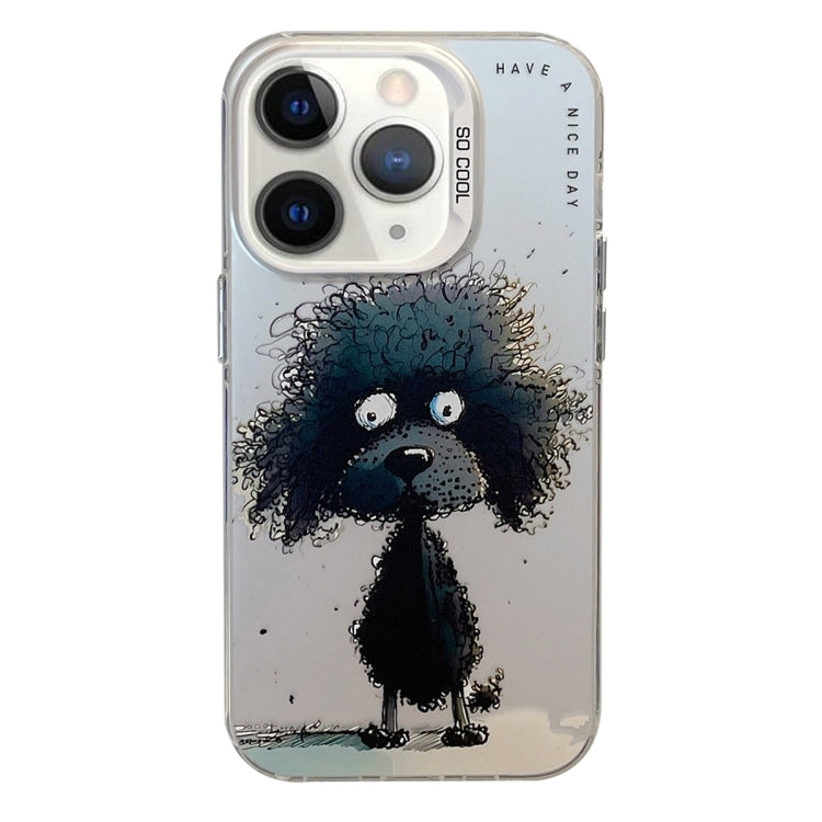 Serie di dipinti a olio con motivo animale PC + custodia per telefono in TPU, For iPhone 11 Pro Max