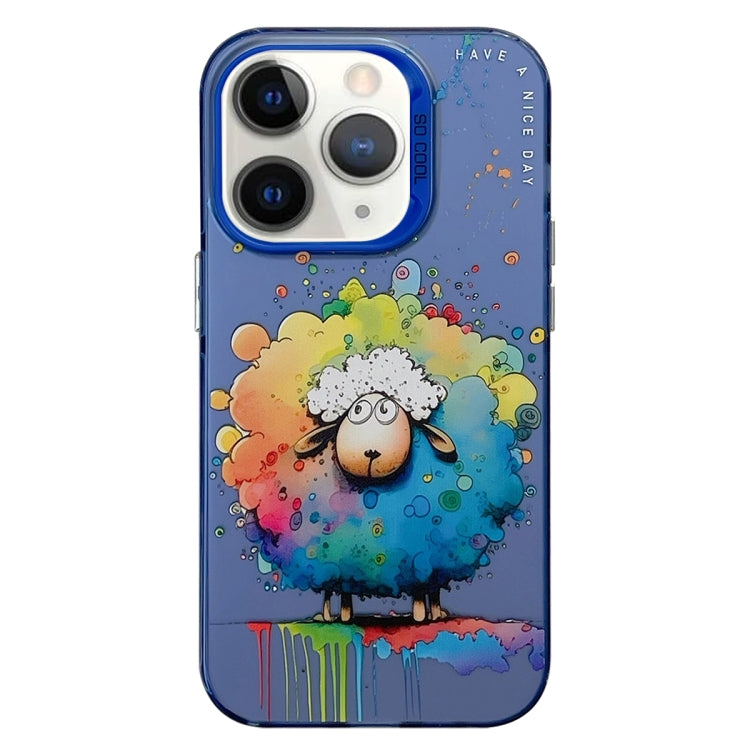 Serie di dipinti a olio con motivo animale PC + custodia per telefono in TPU, For iPhone 11 Pro Max
