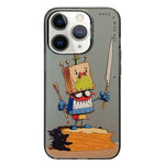 Serie di dipinti a olio con motivo animale PC + custodia per telefono in TPU, For iPhone 11 Pro Max
