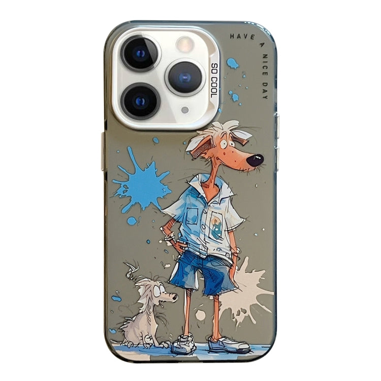 Serie di dipinti a olio con motivo animale PC + custodia per telefono in TPU, For iPhone 11 Pro Max