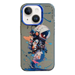 Serie di dipinti a olio con motivo animale PC + custodia per telefono in TPU, For iPhone 14 Plus