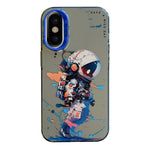 Serie di dipinti a olio con motivo animale PC + custodia per telefono in TPU, For iPhone X / XS