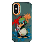 Serie di dipinti a olio con motivo animale PC + custodia per telefono in TPU, For iPhone XS Max