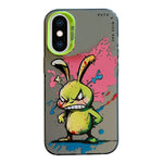 Serie di dipinti a olio con motivo animale PC + custodia per telefono in TPU, For iPhone XS Max
