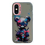 Serie di dipinti a olio con motivo animale PC + custodia per telefono in TPU, For iPhone XS Max