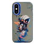 Serie di dipinti a olio con motivo animale PC + custodia per telefono in TPU, For iPhone XS Max