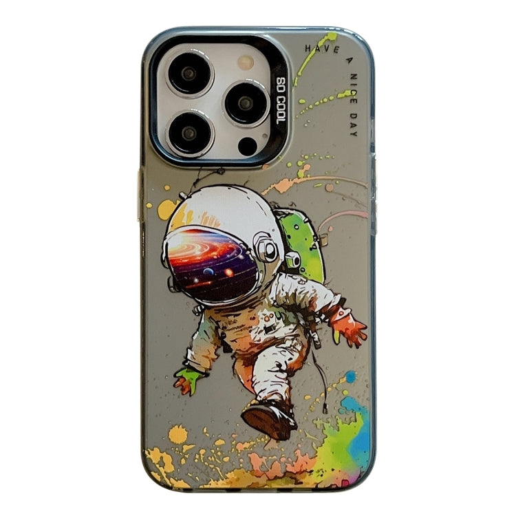 Serie di dipinti a olio con motivo animale PC + custodia per telefono in TPU, For iPhone 16 Pro Max