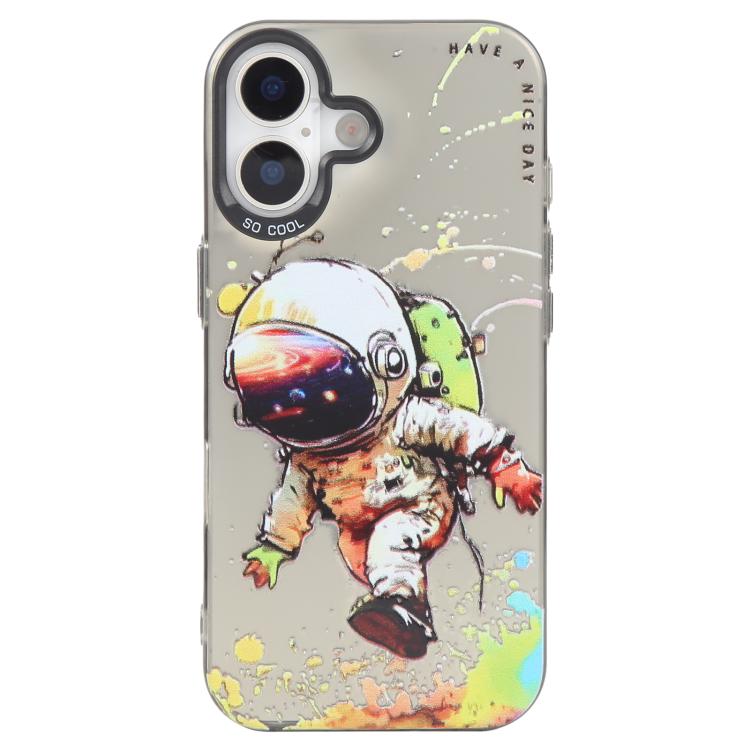 Serie di dipinti a olio con motivo animale PC + custodia per telefono in TPU, For iPhone 16