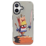 Serie di dipinti a olio con motivo animale PC + custodia per telefono in TPU, For iPhone 16
