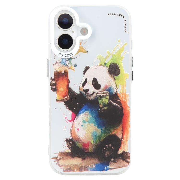 Serie di dipinti a olio con motivo animale PC + custodia per telefono in TPU, For iPhone 17