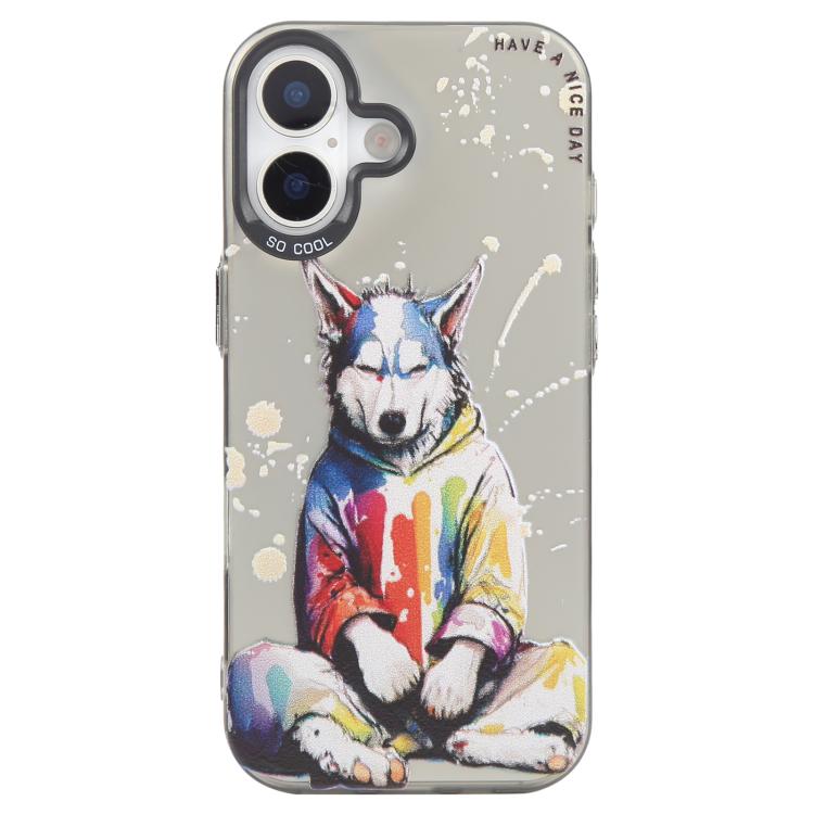 Serie di dipinti a olio con motivo animale PC + custodia per telefono in TPU, For iPhone 17