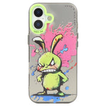 Serie di dipinti a olio con motivo animale PC + custodia per telefono in TPU, For iPhone 17