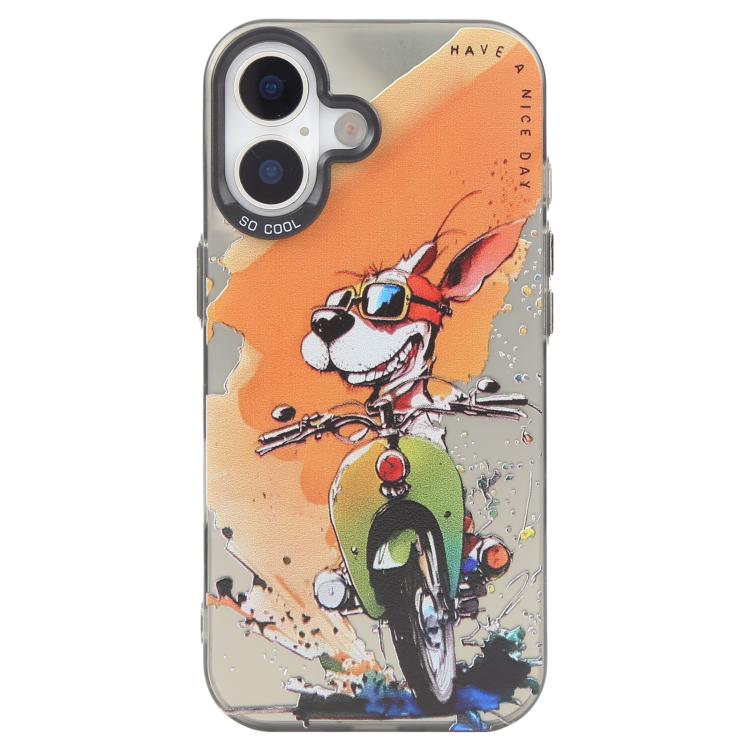 Serie di dipinti a olio con motivo animale PC + custodia per telefono in TPU, For iPhone 17