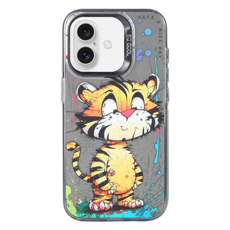 Serie di dipinti a olio con motivo animale PC + custodia per telefono in TPU, For iPhone Air