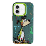 Serie di dipinti a olio con motivo animale PC + custodia per telefono in TPU, For iPhone Air