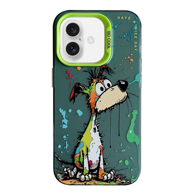 Serie di dipinti a olio con motivo animale PC + custodia per telefono in TPU, For iPhone Air