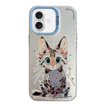 Serie di dipinti a olio con motivo animale PC + custodia per telefono in TPU, For iPhone Air