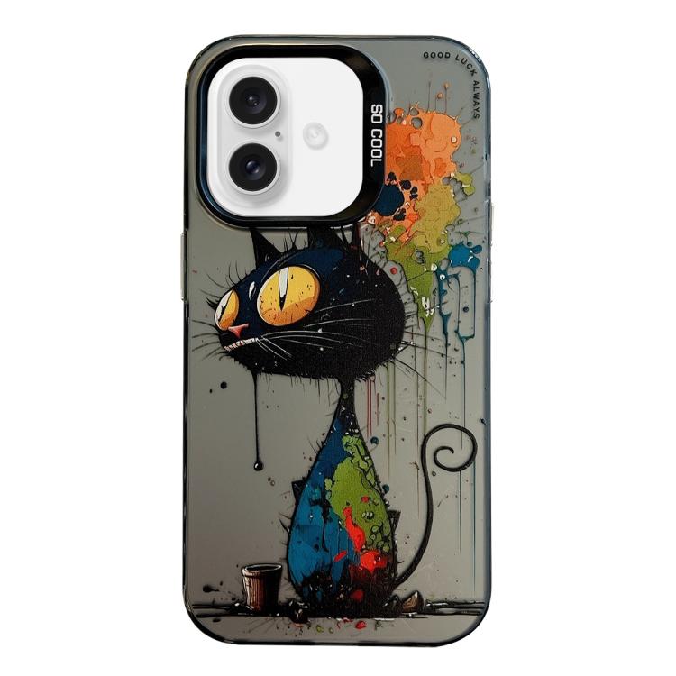 Serie di dipinti a olio con motivo animale PC + custodia per telefono in TPU, For iPhone Air
