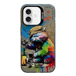 Serie di dipinti a olio con motivo animale PC + custodia per telefono in TPU, For iPhone Air