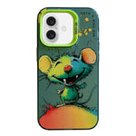 Serie di dipinti a olio con motivo animale PC + custodia per telefono in TPU, For iPhone Air