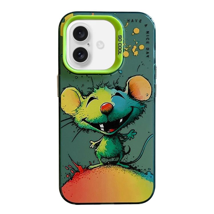 Serie di dipinti a olio con motivo animale PC + custodia per telefono in TPU, For iPhone Air