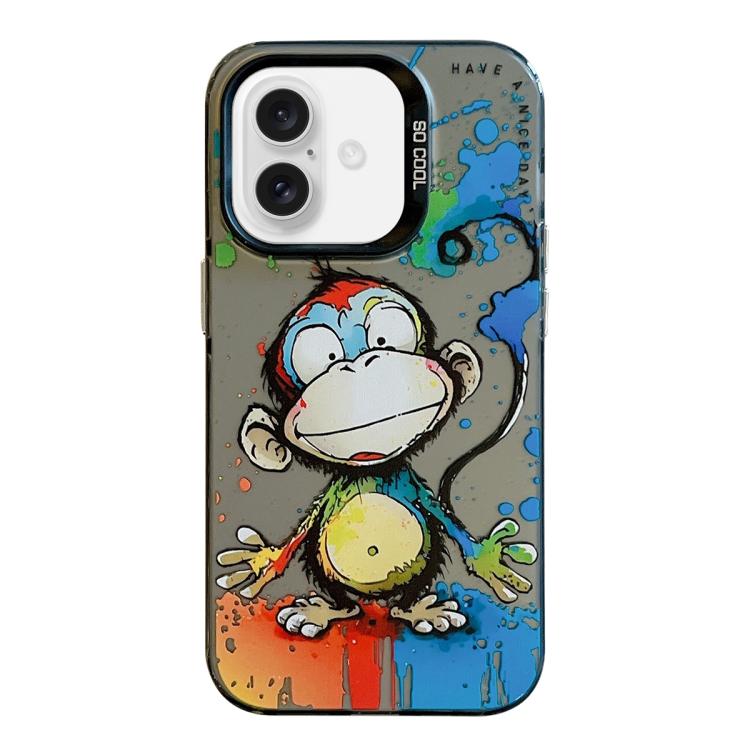 Serie di dipinti a olio con motivo animale PC + custodia per telefono in TPU, For iPhone Air