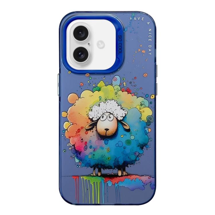 Serie di dipinti a olio con motivo animale PC + custodia per telefono in TPU, For iPhone Air