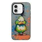Serie di dipinti a olio con motivo animale PC + custodia per telefono in TPU, For iPhone Air