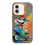 Serie di dipinti a olio con motivo animale PC + custodia per telefono in TPU, For iPhone Air