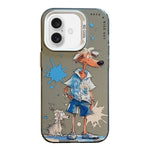 Serie di dipinti a olio con motivo animale PC + custodia per telefono in TPU, For iPhone Air