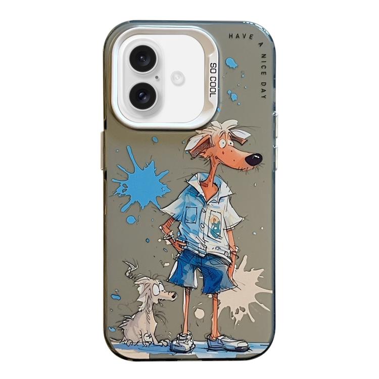 Serie di dipinti a olio con motivo animale PC + custodia per telefono in TPU, For iPhone Air