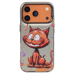 Serie di dipinti a olio con motivo animale PC + custodia per telefono in TPU, For iPhone 17 Pro