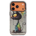 Serie di dipinti a olio con motivo animale PC + custodia per telefono in TPU, For iPhone 17 Pro