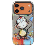 Serie di dipinti a olio con motivo animale PC + custodia per telefono in TPU, For iPhone 17 Pro