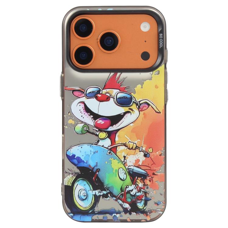 Serie di dipinti a olio con motivo animale PC + custodia per telefono in TPU, For iPhone 17 Pro