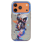 Serie di dipinti a olio con motivo animale PC + custodia per telefono in TPU, For iPhone 17 Pro
