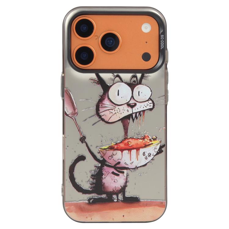 Serie di dipinti a olio con motivo animale PC + custodia per telefono in TPU, For iPhone 17 Pro Max