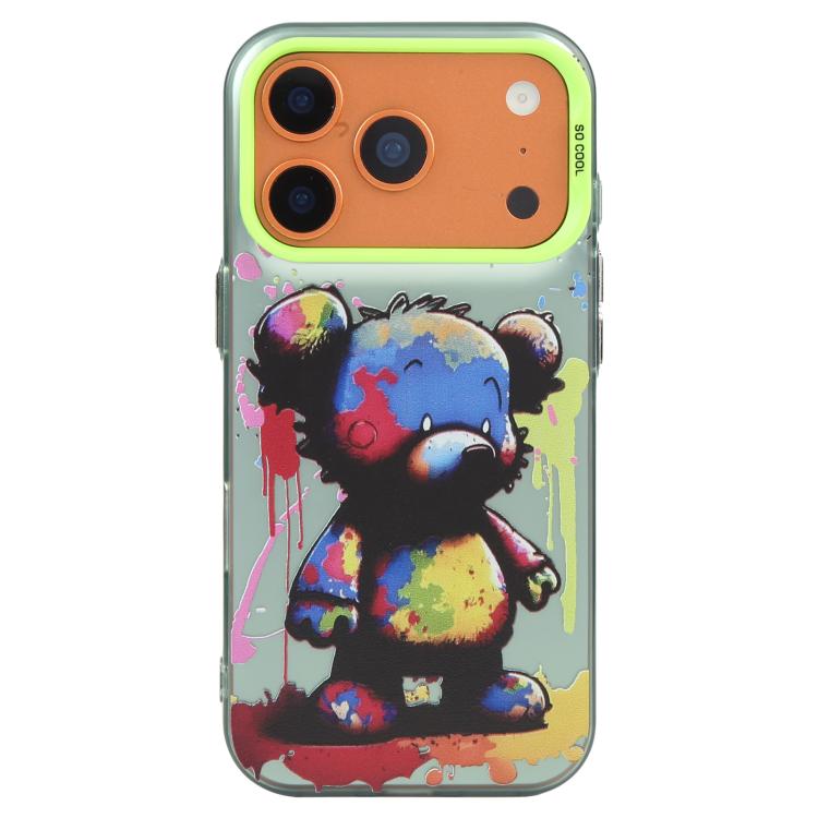 Serie di dipinti a olio con motivo animale PC + custodia per telefono in TPU, For iPhone 17 Pro Max