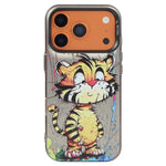 Serie di dipinti a olio con motivo animale PC + custodia per telefono in TPU, For iPhone 17 Pro Max