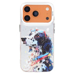 Serie di dipinti a olio con motivo animale PC + custodia per telefono in TPU, For iPhone 17 Pro Max
